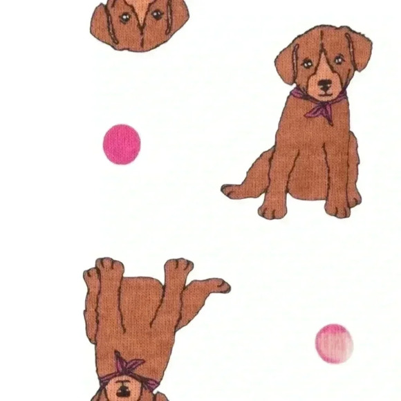 Leveret Puppy Pajamas Blue and Pink Size 3 years - Picture 2 of 4
